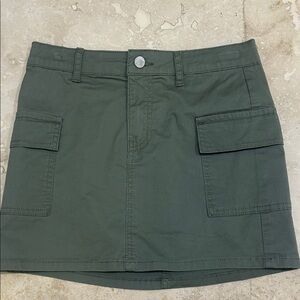 Y2K Green Mini Skirt